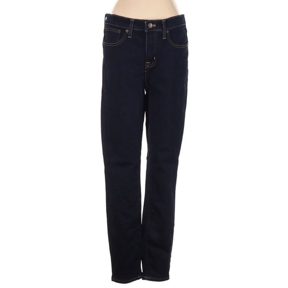 J.Crew Mercantile Jeans Blue Straight Leg Low Rise Waist Sz 27 #170 - Picture 1 of 2